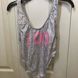 “I DO” bathing suit